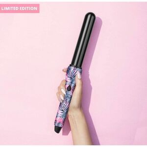 Foxy Bae Flamingo Hot Tropic 32mm Curling Wand - Instant Heat Curling Iron